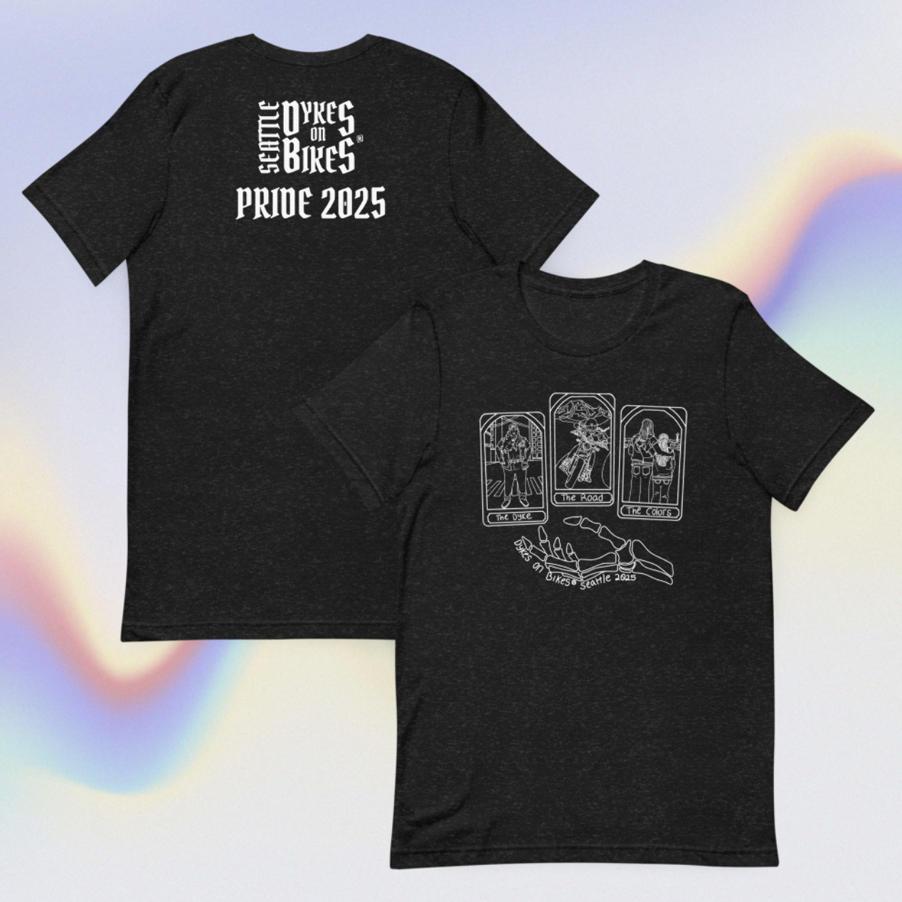 Limited Edition Pride 2025 Crew Cut T-Shirt — Seattle Dykes on